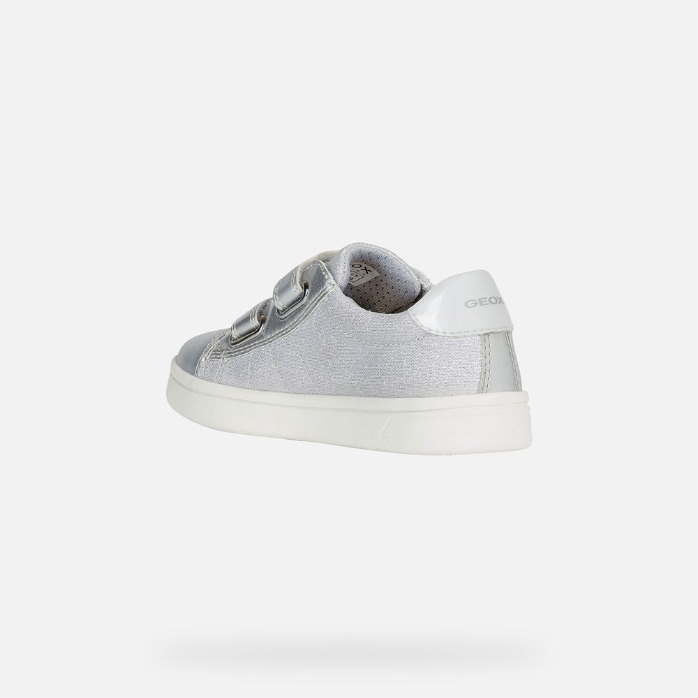 Geox Sneakers Silver Djrock - Geox Girls Shoes - DMISZB921